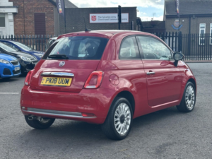2018 Fiat 500 1.2 500 E6b 1.2 69hp Lounge in Red — image 3