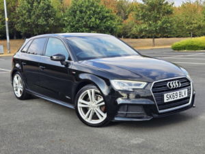 2019 Audi A3 2.0 Tdi 35 S Line Sportback Euro 6 (s/s) 5dr in Black — image 2