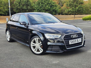 2019 Audi A3 2.0 Tdi 35 S Line Sportback Euro 6 (s/s) 5dr in Black — image 3