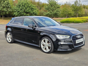 2019 Audi A3 2.0 Tdi 35 S Line Sportback Euro 6 (s/s) 5dr in Black — image 5