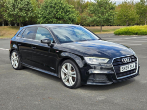 2019 Audi A3 2.0 Tdi 35 S Line Sportback Euro 6 (s/s) 5dr in Black — image 6