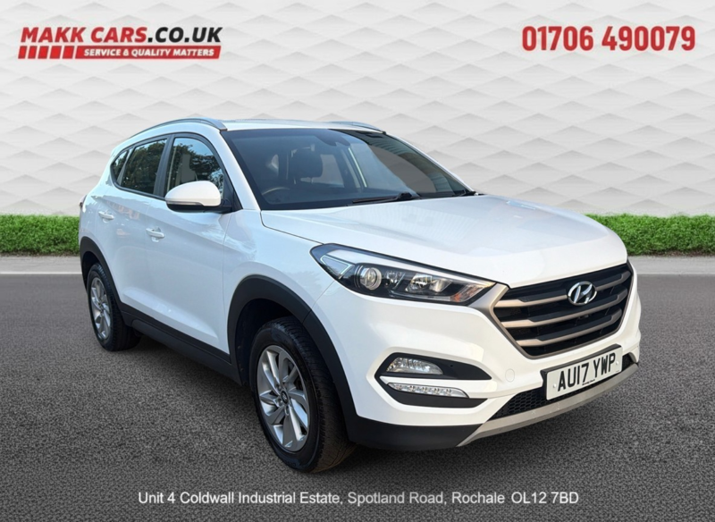 2017 Hyundai Tucson 1.6 Tucson Se Nav 1.6 Gdi 132ps Bd No Aa in White — image 1