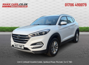 2017 Hyundai Tucson 1.6 Tucson Se Nav 1.6 Gdi 132ps Bd No Aa in White — image 2