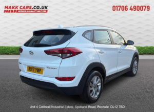 2017 Hyundai Tucson 1.6 Tucson Se Nav 1.6 Gdi 132ps Bd No Aa in White — image 3