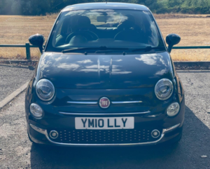 2016 Fiat 500 1.2 Lounge Euro 6 (s/s) 3dr in Black — image 2