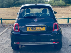 2016 Fiat 500 1.2 Lounge Euro 6 (s/s) 3dr in Black — image 5