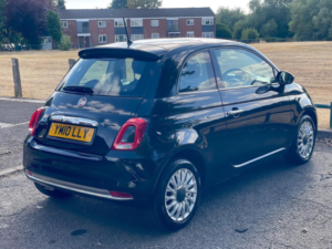 2016 Fiat 500 1.2 Lounge Euro 6 (s/s) 3dr in Black — image 6