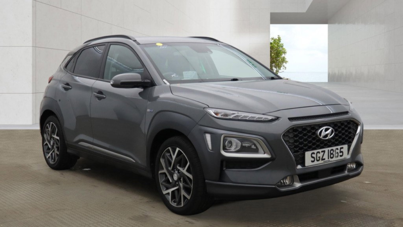 2020 Hyundai Kona 1.6 H-Gdi Premium Se SUV 5dr Petrol Hybrid Dct Euro 6 (s/s) (141 Ps) in Grey — image 1