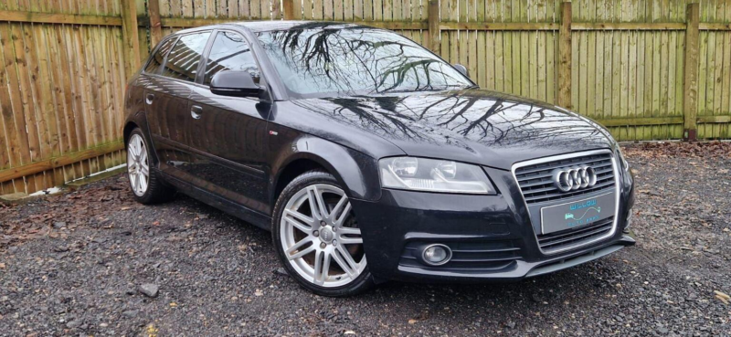 2009 Audi A3 2.0 Tdi S Line Sportback Euro 4 5dr in Black — image 1