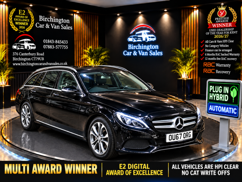 2017 Mercedes-Benz C Class 2.0 C350e 6.4kwh Sport in Black — image 1