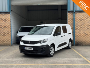 2021 Peugeot Partner 1.5 Bluehdi 950 Professional Long Crew Van Lwb Euro 6 (s/s) in White — image 3