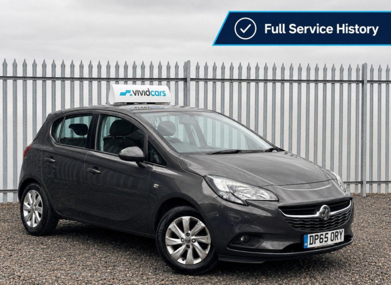 2015 Vauxhall Corsa 1.4i Ecotec Design Euro 6 5dr in Grey — image 1