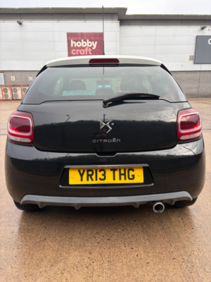2013 Citroen Ds3 1.6 Vti Dstyle Hatchback 3dr Petrol Auto Euro 5 (120 Ps) in Black — image 4