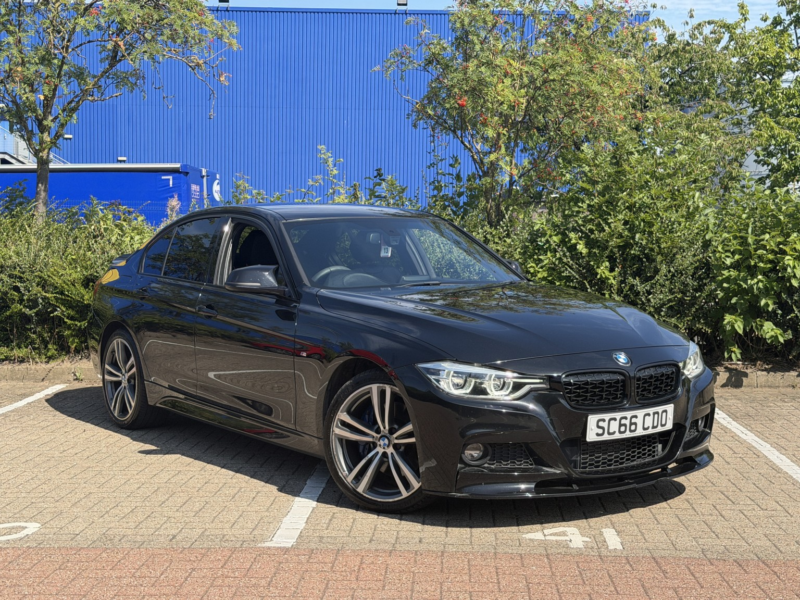 2016 BMW 3 Series 2.0 320d Xdrive M Sport Saloon in Black — image 1