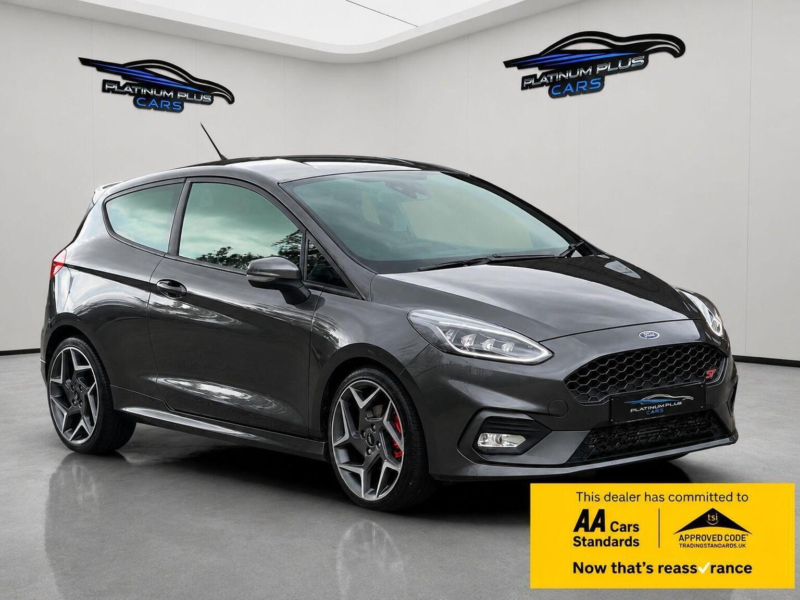 2019 Ford Fiesta 1.5t Ecoboost St-3 Euro 6 (s/s) 3dr in Grey — image 1