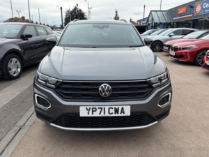 2021 Volkswagen T-Roc 1.5 Tsi Evo Black Edition DSG Euro 6 (s/s) 5dr in Grey — image 3