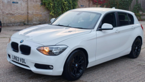 2013 BMW 1 Series 1.6 116d Ed Efficientdynamics Business Euro 5 (s/s) 5dr in White — image 3