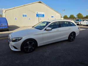 2019 Mercedes-Benz C Class 1.5 C200 Mhev Eq Boost Sport (premium) G-Tronic+ Euro 6 (s/s) 5dr in White — image 3