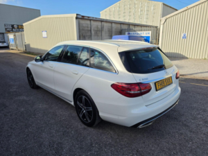 2019 Mercedes-Benz C Class 1.5 C200 Mhev Eq Boost Sport (premium) G-Tronic+ Euro 6 (s/s) 5dr in White — image 4