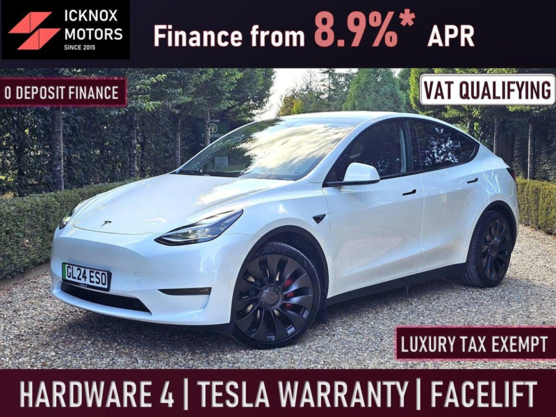 2024 Tesla Model Y (dual Motor) Performance Auto 4wde 5dr in White — image 1