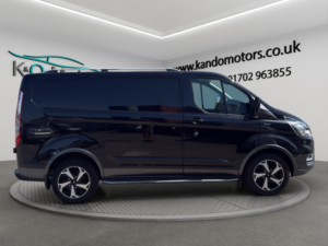 2021 Ford Transit Custom 2.0 300 Ecoblue Active L1 H1 Euro 6 (s/s) 5dr in Black — image 3