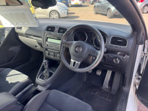 2013 Volkswagen Golf 1.4 Tsi Gt Cabriolet Euro 5 2dr in White — image 3