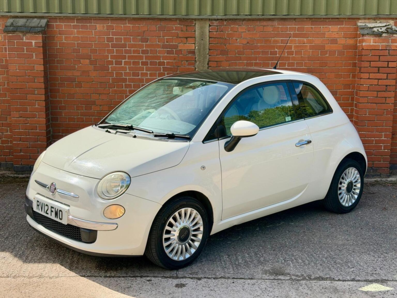 2012 Fiat 500 1.2 Lounge Dualogic Euro 4 3dr in White — image 1