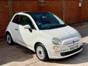 2012 Fiat 500 1.2 Lounge Dualogic Euro 4 3dr in White — image 2