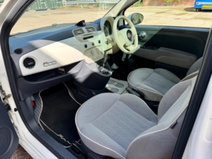 2012 Fiat 500 1.2 Lounge Dualogic Euro 4 3dr in White — image 3
