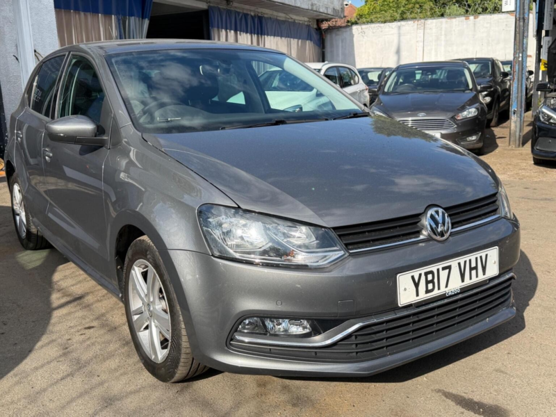 2017 Volkswagen Polo 1.2 Tsi Bluemotion Tech Match Edition DSG Euro 6 (s/s) 5dr in Grey — image 1