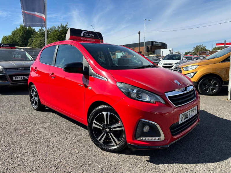 2017 Peugeot 108 1.2 Puretech Gt Line Euro 6 5dr in Red — image 1