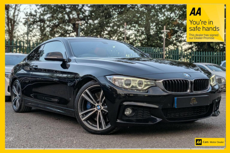 2015 BMW 4 Series 3.0 430d M Sport Auto Euro 6 (s/s) 2dr in Black — image 1