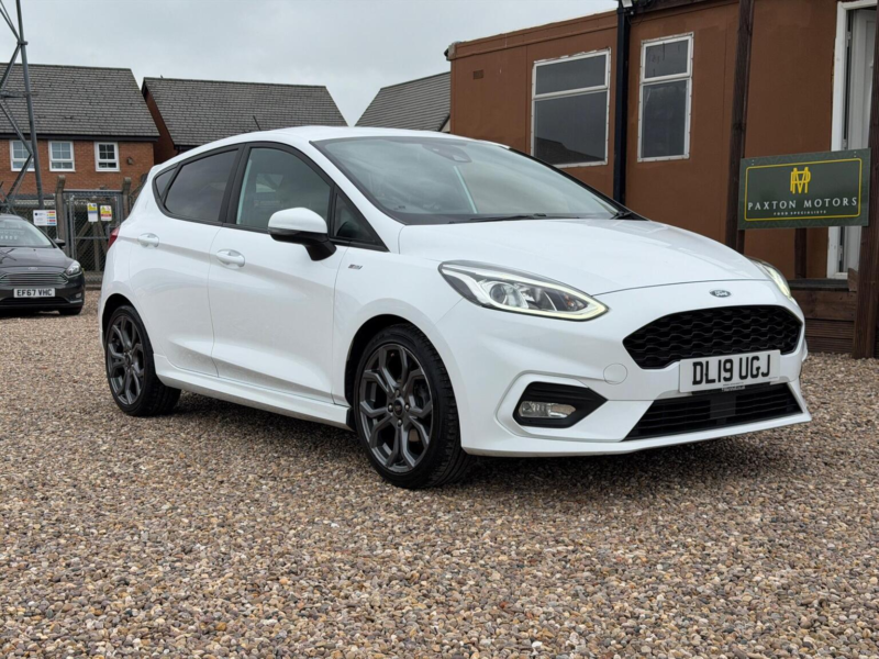 2019 Ford Fiesta 1.0t Ecoboost St-Line Euro 6 (s/s) 5dr in White — image 1