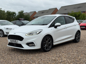 2019 Ford Fiesta 1.0t Ecoboost St-Line Euro 6 (s/s) 5dr in White — image 3