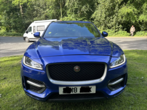2018 Jaguar F-Pace 2.0 D180 R-Sport in Blue — image 3