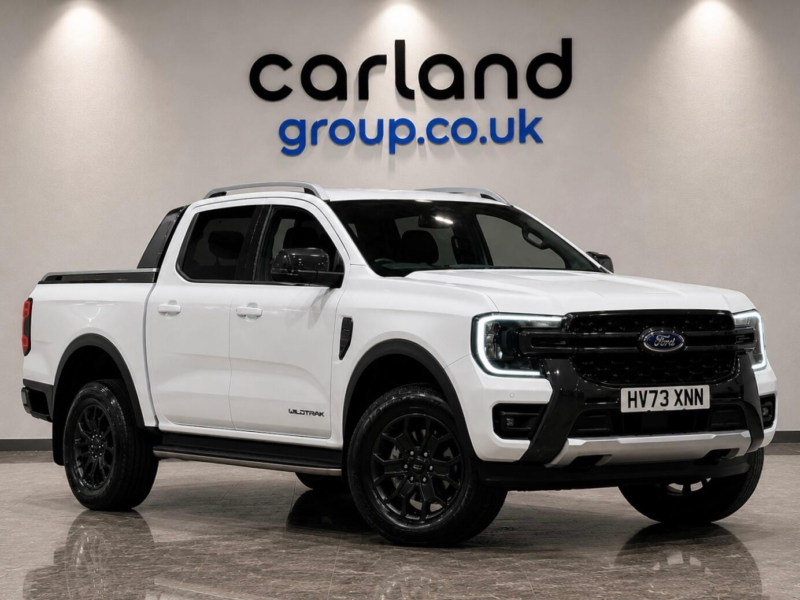 2023 Ford Ranger 2.0 Td Ecoblue Wildtrak Auto 4WD Euro 6 (s/s) 4dr in White — image 1