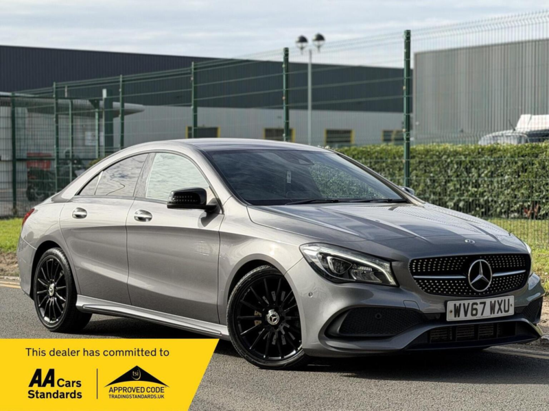 2017 Mercedes-Benz Cla 2.1 Cla220d Amg Line Coupe 7g-Dct Euro 6 (s/s) 4dr in Grey — image 1