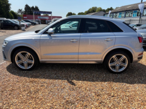 2016 Audi Q3 2.0 Tdi S Line Plus S Tronic Quattro Euro 6 (s/s) 5dr in Silver — image 4