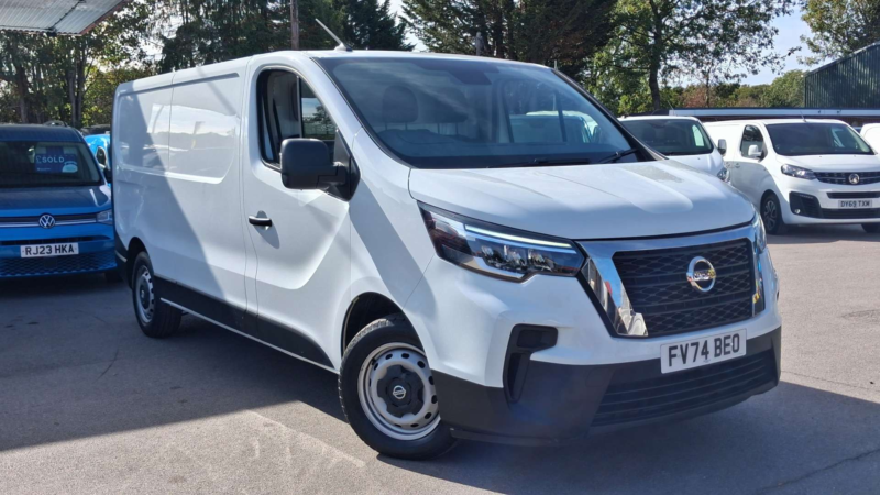 2024 Nissan Primastar 2.0 Dci 30 Visia Panel Van 5dr Diesel Manual L2 H1 Euro 6 (s/s) (110 Ps) in White — image 1
