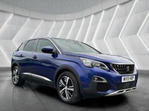 2019 Peugeot 3008 1.5 Bluehdi Allure Eat Euro 6 (s/s) 5dr in Blue — image 3