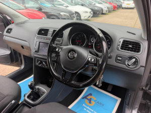 2017 Volkswagen Polo 1.0 Match Edition Euro 6 (s/s) 5dr in Grey — image 3