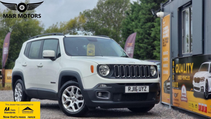2016 Jeep Renegade 1.4t Multiairii Longitude Ddct Euro 6 (s/s) 5dr in White — image 1