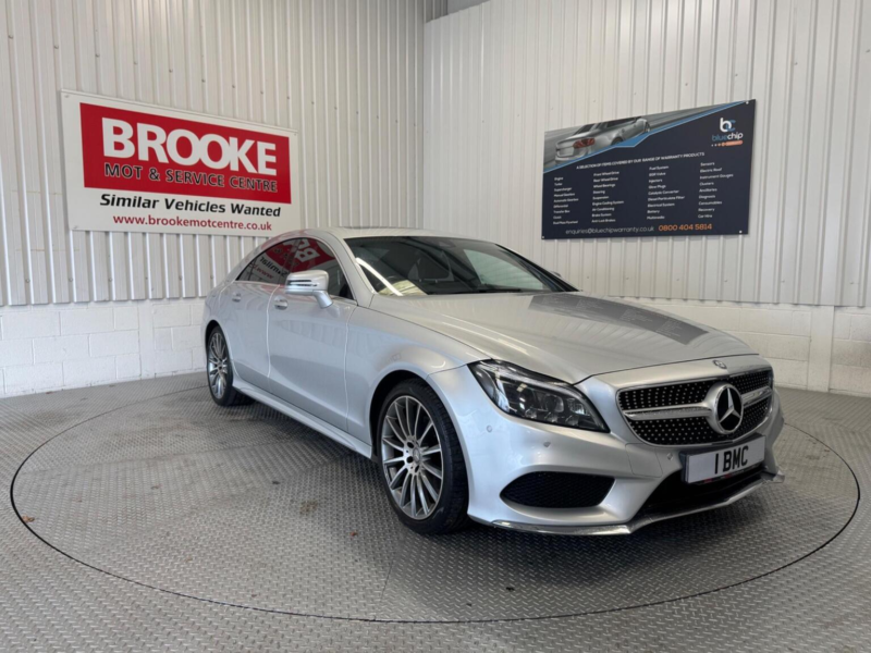 2016 Mercedes-Benz Cls 2.1 Cls220d Amg Line (premium) Coupe G-Tronic+ Euro 6 (s/s) 4dr in Silver — image 1