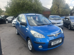 2010 Hyundai I10 1.2 Comfort in Blue — image 3