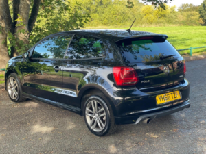 2016 Volkswagen Polo 1.0 Tsi Bluemotion Tech R-Line Euro 6 (s/s) 3dr in Black — image 5