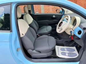 2012 Fiat 500 1.2 Lounge Euro 5 (s/s) 3dr in Blue — image 3