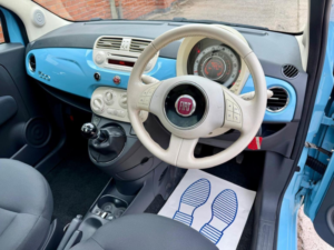 2012 Fiat 500 1.2 Lounge Euro 5 (s/s) 3dr in Blue — image 5