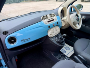 2012 Fiat 500 1.2 Lounge Euro 5 (s/s) 3dr in Blue — image 6