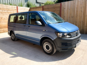 2019 Volkswagen Transporter 5 SEAT Auto Wheelchair Accessible Disabled Access Vehicle Wav in Blue — image 3