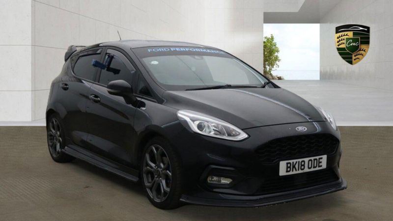 2018 Ford Fiesta 1.0t Ecoboost St-Line Euro 6 (s/s) 5dr in Black — image 1